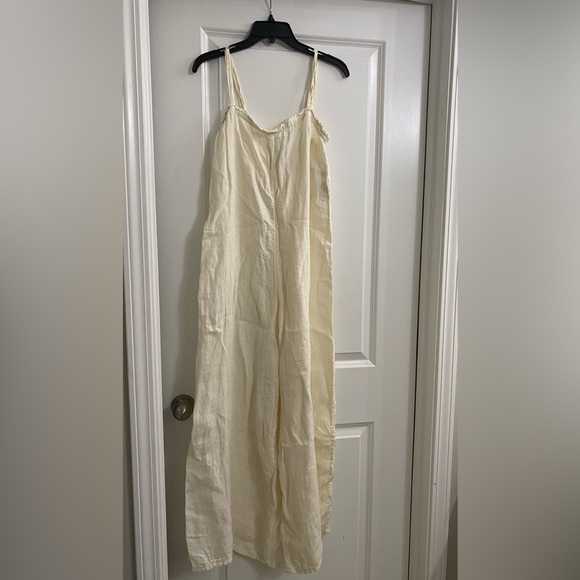 Zara flowy linen jumpsuit - Picture 2 of 4